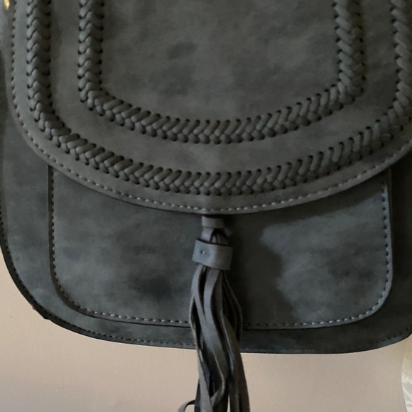 Blue Franco Sarto Saddle Bag - Picture 6 of 13